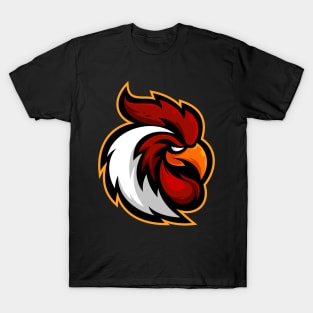 Illustration rooster mascot design T-Shirt